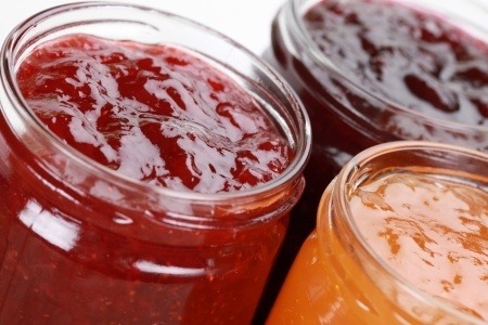 Jams wont set without pectin. Starwberry jam, apricot jam and raspberry jam.