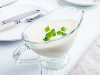 Bechamel sauce for traditional European dishes.