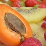 Apricot and fruit. Type 2 diabetes.