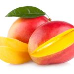 21320934 - mango fruit isolated on white background