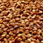 Buckwheat in close up.