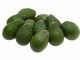 Whole avocados on a white background. A good source of manganese.