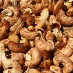Roasted nuts -cashews-full view