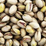 Pistachios as background
