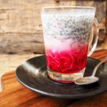 A picture of falooda in a glass.