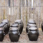 Onggi , A Korean Pottery To Assist In The Fermentation In Food Processing Such As Gochujang, Doenjang, Kimchi And Soy Sauce