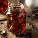 Homemade cold brew coffee to drink for breakfast.