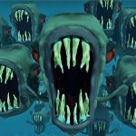 Scombrotic fidh poisoning may seem like this. An image of piranhas.