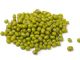 Pile of mung beans isolated on white background