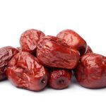 32848532 - dried jujube fruits on white background