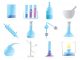 10688697 - icons for chemical lab. vector illustration.