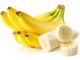Potassium reduces risk of heart attack and stroke. Bananas isolated on white background.