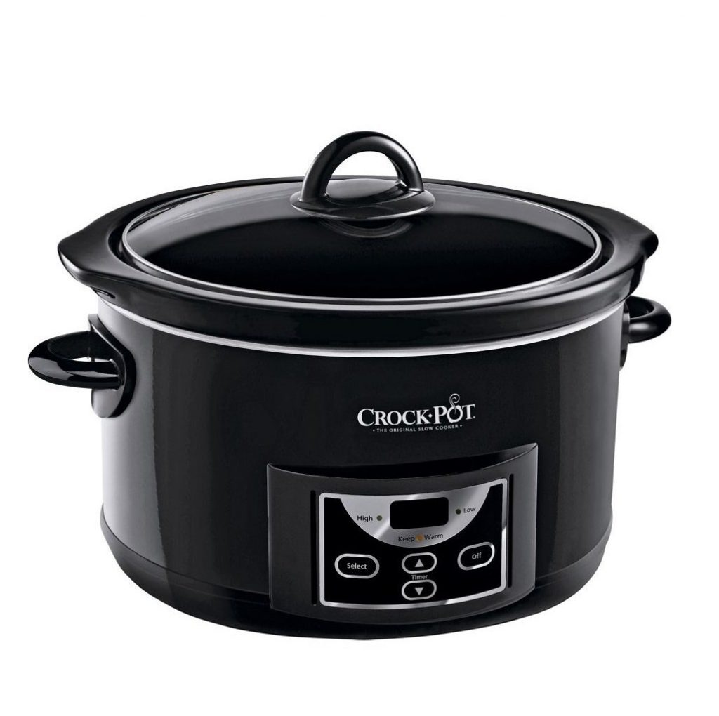 Crock-Pot SCCPRC507B-060 4.7L Countdown Slow Cooker - Black - FoodWrite