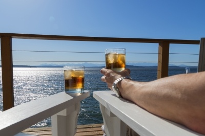 Cocktails on a boat. alcohol consumption and dementia