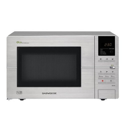 Daewoo KOR6L5R Digital ECO Microwave, 20 L, 800 W - Stainless Steel