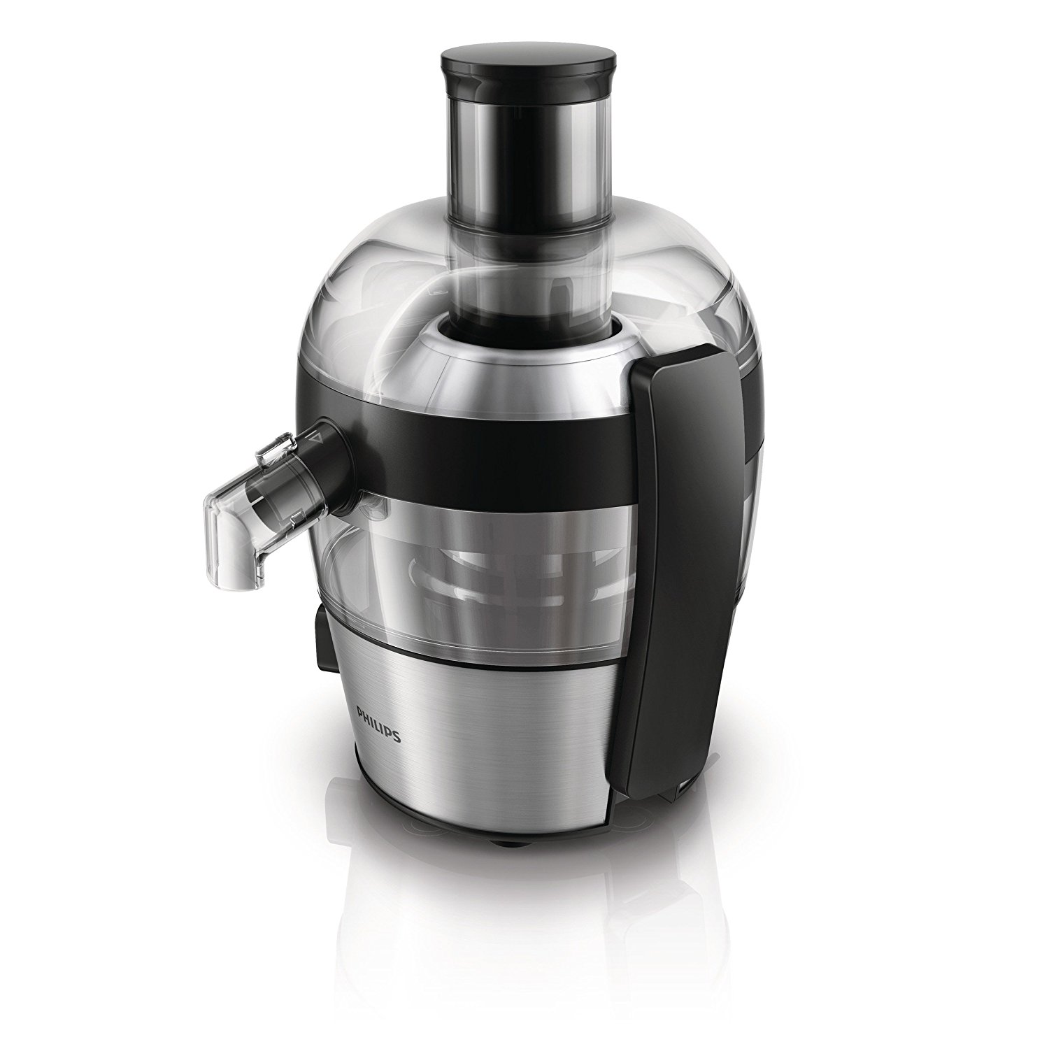 Philips HR1836/01 Viva Collection Compact Juicer, 1.5 Litre, 500 Watt - Brushed Aluminium