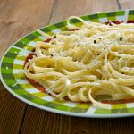Cacio e pepe. roman pasta dish.cheese and pepper in several central italian languages.include only black pepper, pecorino romano cheese, and pasta