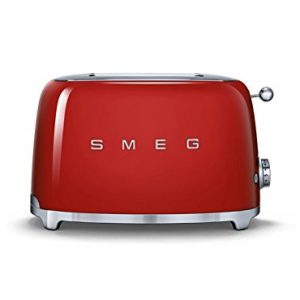 Smeg TSF01RDUK | 50's Retro Style 2 Slice Toaster in Red