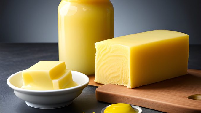 margarine, AI generated by 123rf. Now can use organogels.