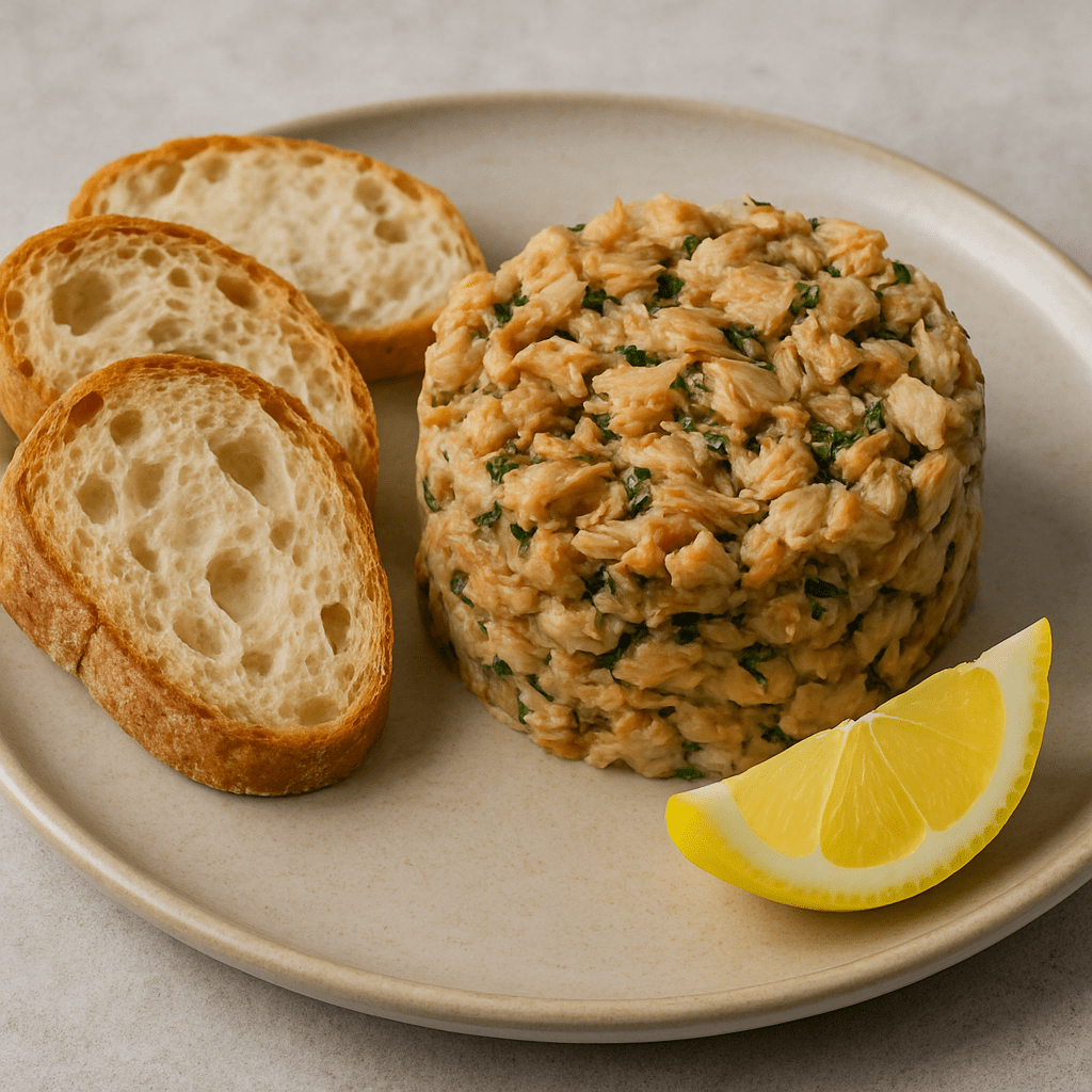 timbale of smoked fish