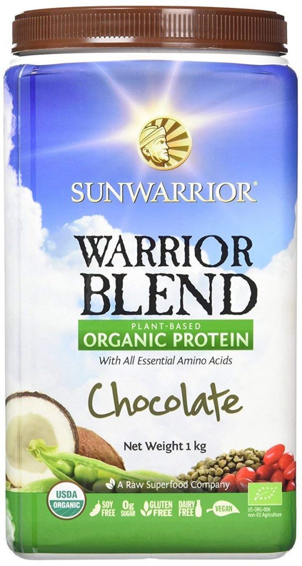 Sunwarrior Organic Warrior Blend Protein Chocolate 1kg