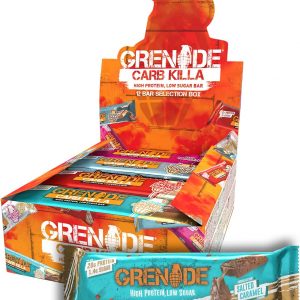 Grenade Carb Killa High Protein and Low Carb Bar, 12 x 60 g - A Selection Box