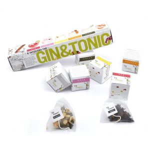 Gin Tonic Infusions Botanical Cocktail - 6 unique flavouring Tea Bags Gift, Fresh and certified Ingredients (PACK OF 1)