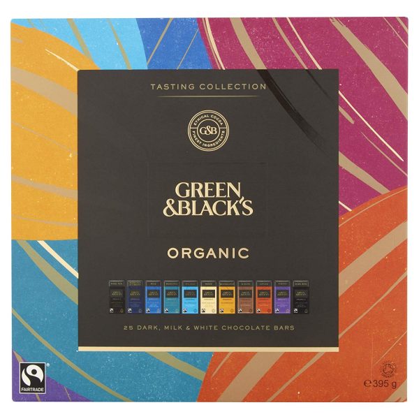 Green & Black's Organic Tasting Collection Boxed Chocolates, 395g
