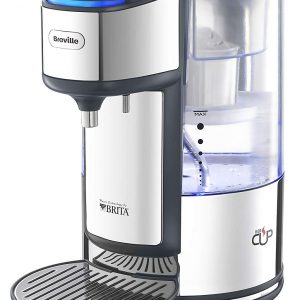Breville BRITA HotCup Hot Water Dispenser with Variable Dispense, 1.8 Litre, Stainless Steel [Energy Class A]