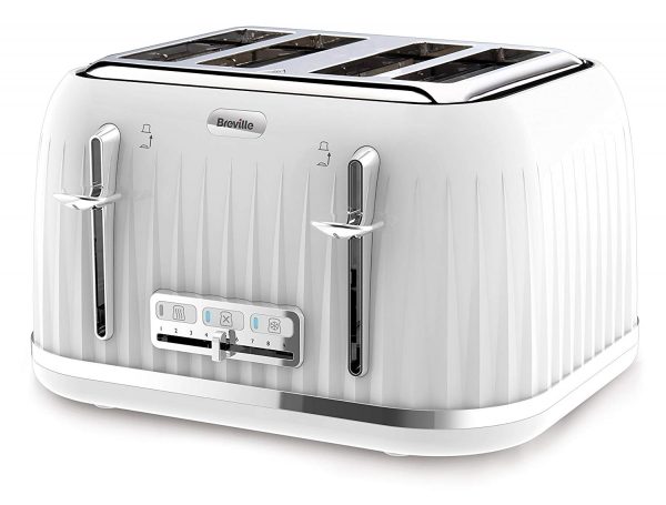 Breville VTT470 Impressions 4 Slice Toaster - White