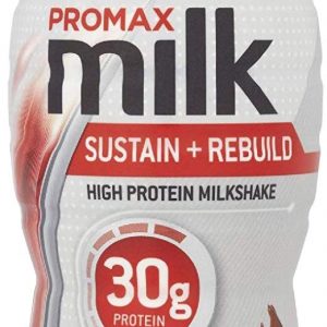 MaxiNutrition Protein Milk Ready-to-Drink Recover and Rebuild Shake, Chocolate, 330 ml, Pack of 8