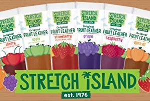 Stretch Island Fruit Leather Snacks Variety Pack - 0.5 Ounce Strips - Pack of 48