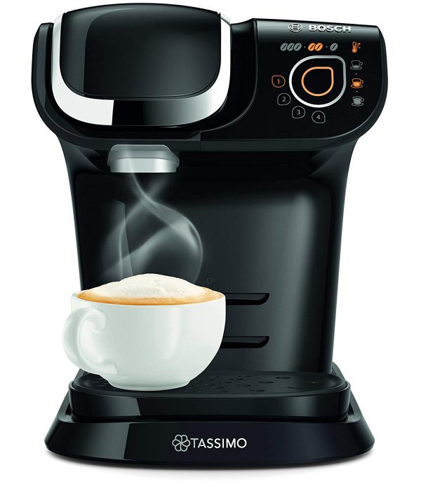 Bosch Tassimo My Way TAS6002GB Coffee Machine, 1500 watts, 1.2 Litres - Black