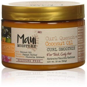 Maui Moisture Quench + Coconut Oil Curl Smoothie, 12 Ounce 