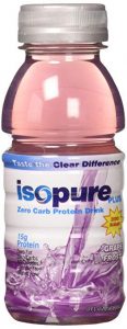 Isopure Plus 0 Carb - Zero Carb Protein Drink - Grape Frost