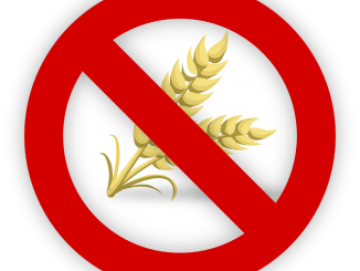 wheat with a no go symbol. A sign for celiac disease sufferers.
