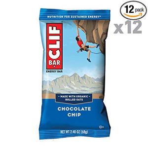 CLIF BAR - Energy Bar - Chocolate Chip - (2.4 Ounce Protein Bar, 12 Count)