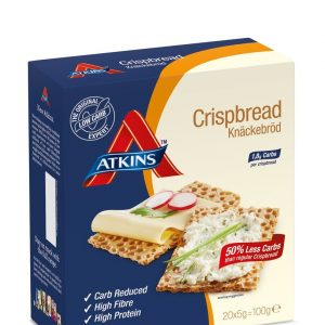 Atkins Low Carb, High Fibre Crispbread, Multipack 100 g (Pack of 6)