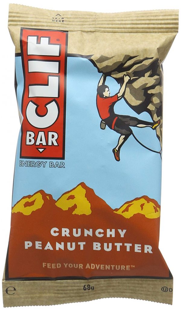 Clif Bar Energy Bar Crunchy Peanut Butter 68 g (Pack of 12)