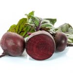 beetroot as a source of betalain, a red pigment for food colouring.