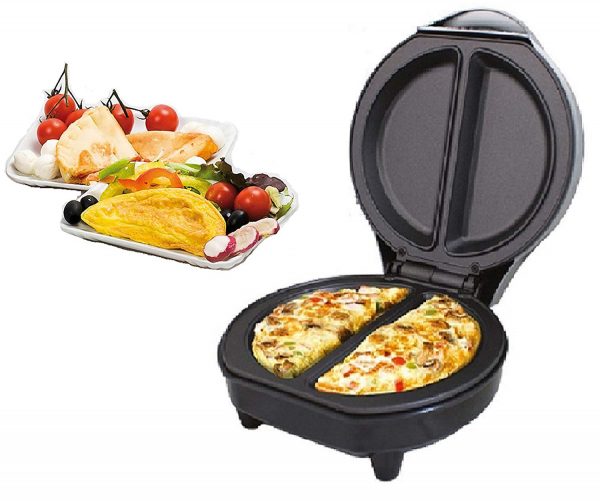 Unibos Premium Non Stick Electric Omelette Maker - 700 Watts - Black "Free Postage Fast Delivery"