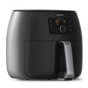Philips Viva Collection Air Fryer XXL with Fat Removal Technology and Extra Large Size for Entire Family, 2225 W, 1.4 Liters, Black, HD9650/99