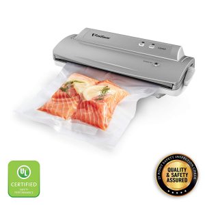 FoodSaver V2244 Vacuum Sealer Machine for Food Preservation with Bags and Rolls Starter Kit | #1 Vacuum Sealer System | Compact & Easy Clean | UL Safety Certified | Silver