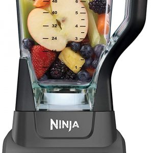 Ninja Professional 72oz Countertop Blender with 1000-Watt Base and Total Crushing Technology for Smoothies, Ice and Frozen Fruit (BL610), Black