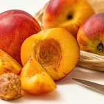 nectarines such as this are aften put through a ripening process so they arrive on the retailer shelf in perfect flavour.