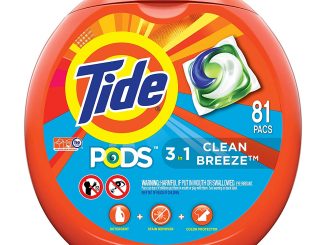 Tide - an image of a container for laundry detergent pods