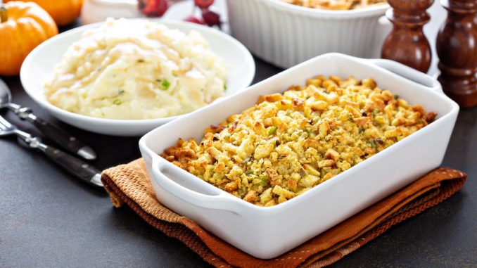 Stuffing. How to make stuffing for Thanksgiving.