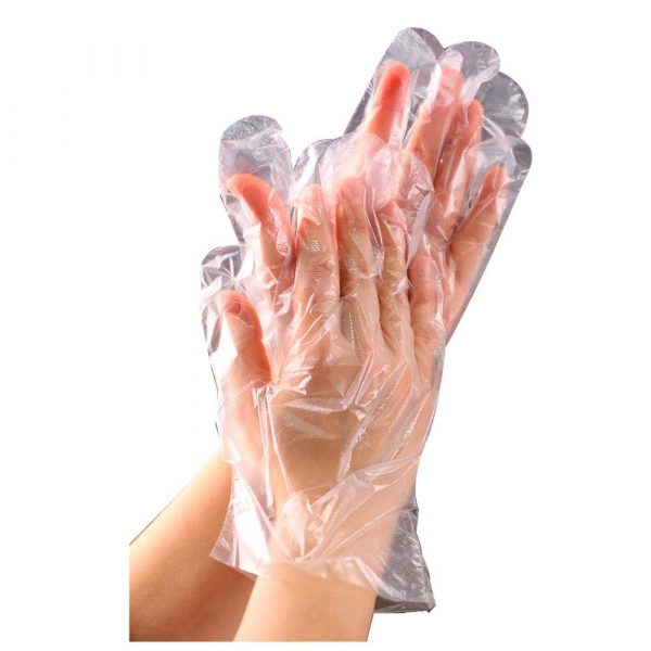 Vinyl Gloves - Powder Free, Non Latex And Clear, 100 Gloves In Box, Disposable Good Quality Food Preparation, Tattoo, Cleaning