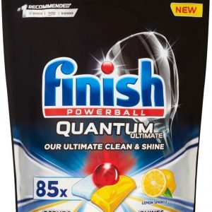 Finish Quantum Ultimate Dishwasher Tablets Lemon Scent, 85 Tablets
