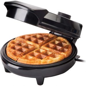 Global Gourmet - American Waffle Maker Iron Machine 700W I Electric I Stainless Steel Mould I Non-Stick Coating I Recipes I Deep Cooking Plates I Adjustable